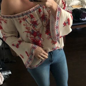 Off the shoulder blouse